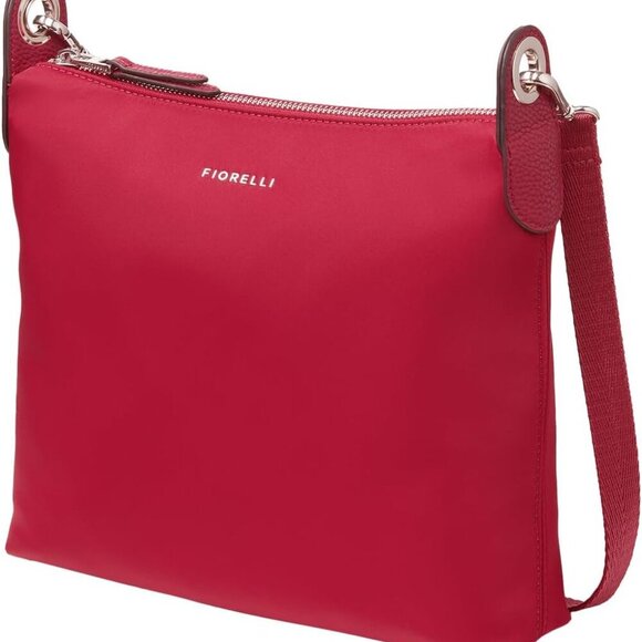 Stylish Nelly Crossbody Handbag with Zipper & Adjustable Strap - Red Elegance - Picture 2 of 5